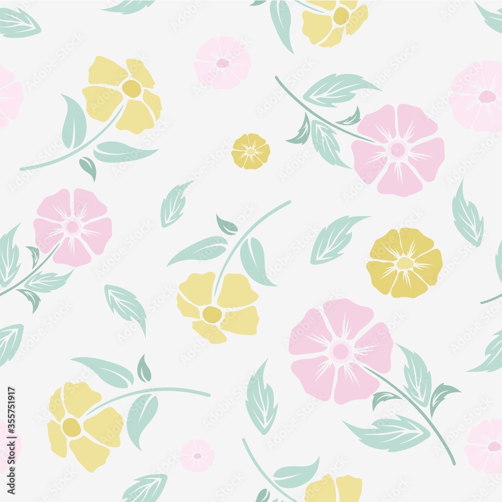 Seamless pattern with colors on a beautiful background.
