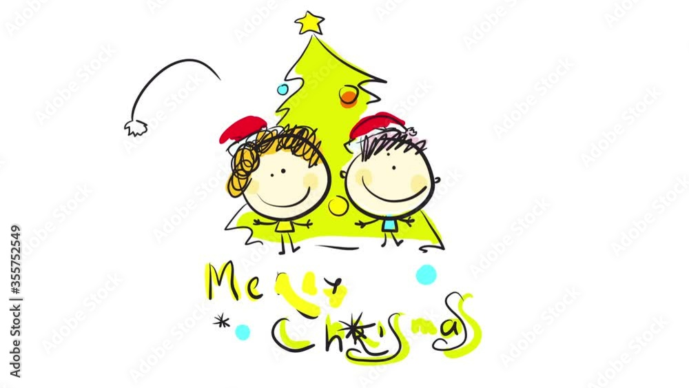 december happiness scene with kids celebrating the tradition of winter holidays together at home putting the lights on the traditional pine tree saying merry christmas december happiness scene with kids celebrating the tradition of winter holidays together at home putting the lights on the traditional pine tree saying merry christmas