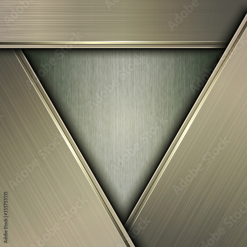 abstract background with metal frame
