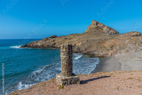 Punta Baja at Cabo de Gata natural park in Spain photo