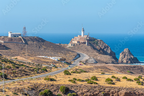 Lighthouse at Cabo de Gata in Spain photo