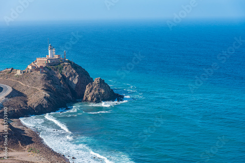 Lighthouse at Cabo de Gata in Spain photo