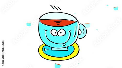 sweet hot soup bowl prepared as seasonal beverage at home by a grandmother suggesting it is a homemade tradition on winter to drink together as family