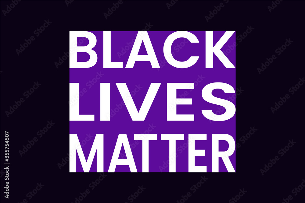 Black lives matter quote, phrase or slogan.