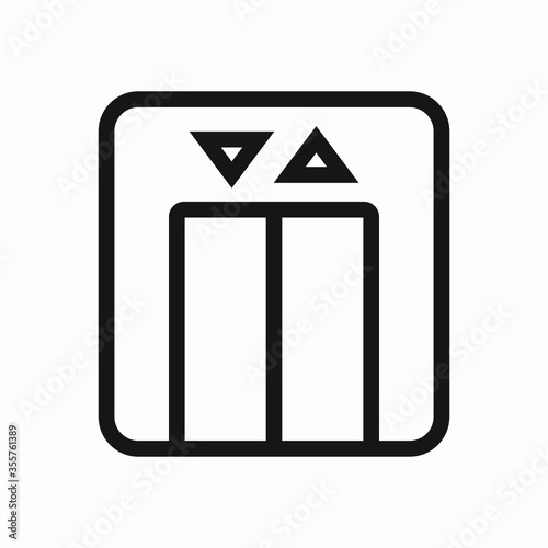 elevator icon vector