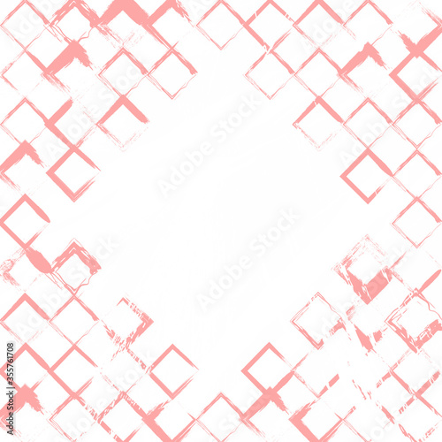 retro square pattern in grunge design. brush vector drawn and combining together randomly. it can be used as abstract retro background, template, backdrop, poster, billboard, cover page, etc.