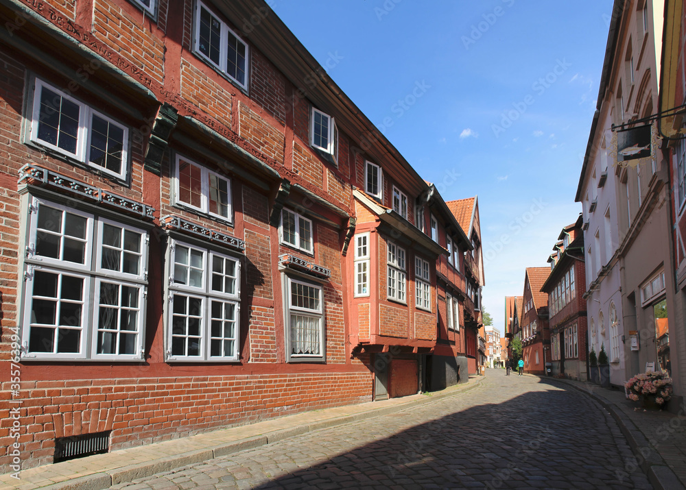 Lauenburg Elbstraße Altstadtstraße in der Unterstadt Lauenburg Elbstraße Altstadtstraße in der Unterstadt