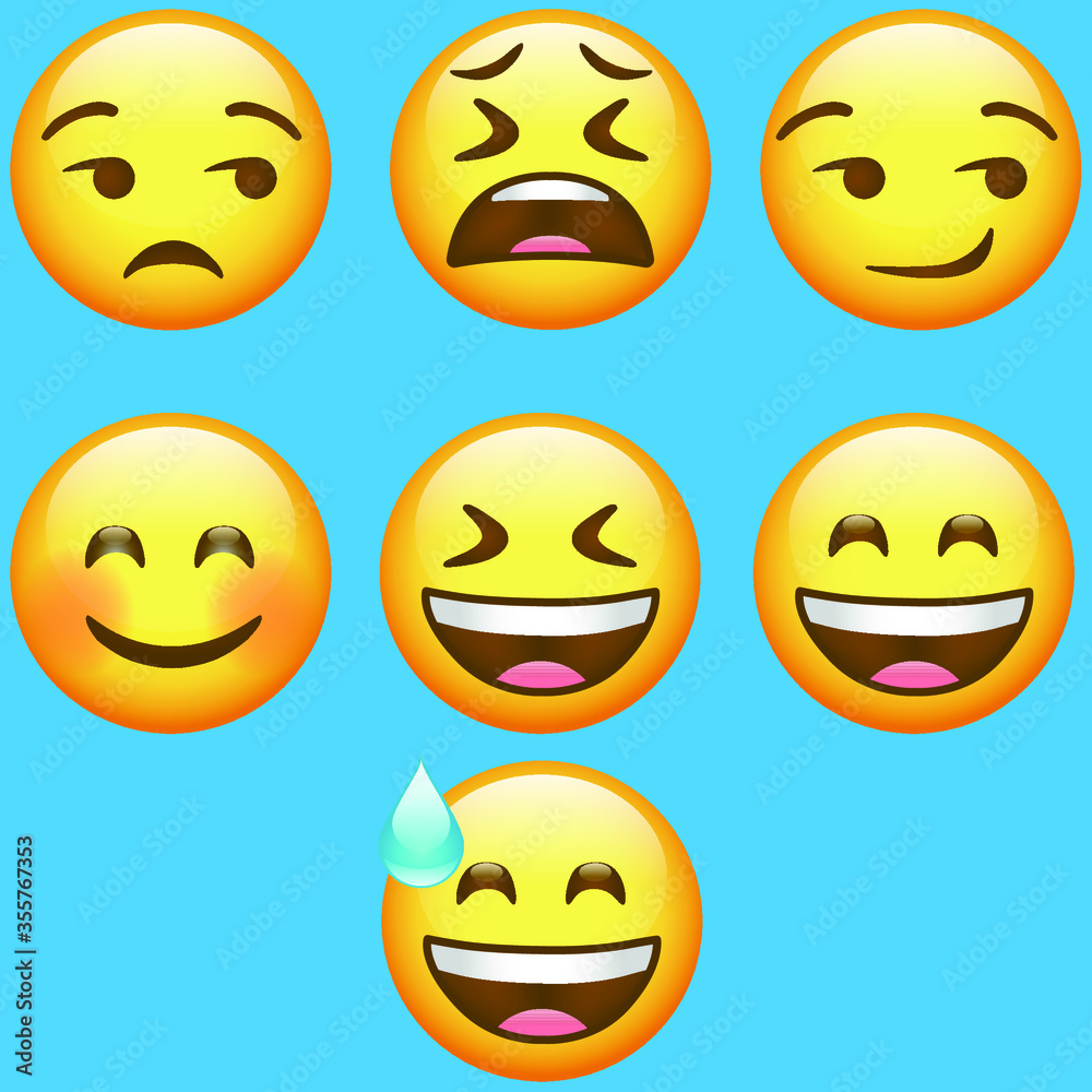 high quality vector round yellow cartoon bubble emoticons comment social media chat comment reactions high quality vector round yellow cartoon bubble emoticons comment social media chat comment reactions