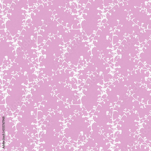 Forget Me Not Pink Floral Pattern