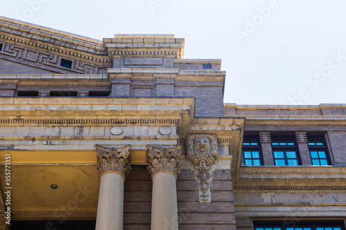 Canvas Print Harris County 1910 Courthouse is built in the Classical Revival Style with Beau Arts influences, It is on the National Register of HIstoric Places