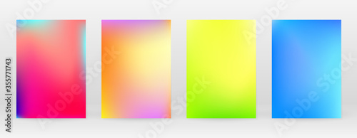 Pastel Soft. Rainbow Gradient Set Color Background © Сашка Шаргаева