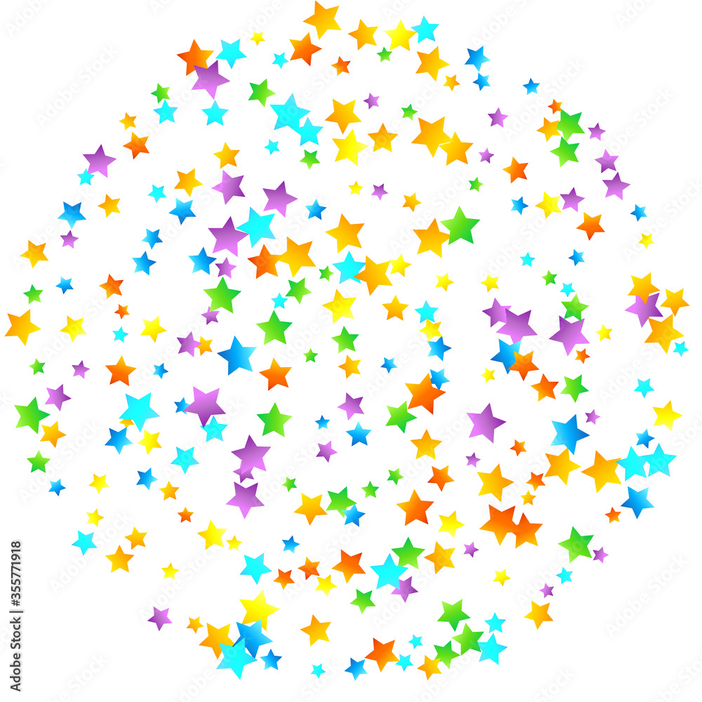 Rainbow Festive Confetti. Carnival Star Falling. Rainbow Festive Confetti. Carnival Star Falling.