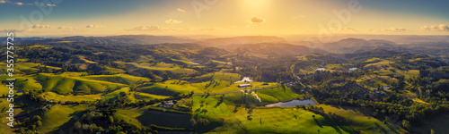 Sunshine Coast Hinterlands at Sunset 