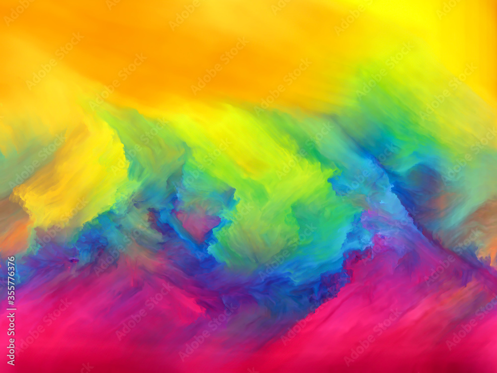Colorful Cloud Background