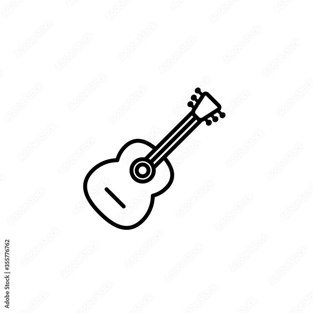 Guitar Vector Icon Design Illustration Guitar Vector Icon Design Illustration