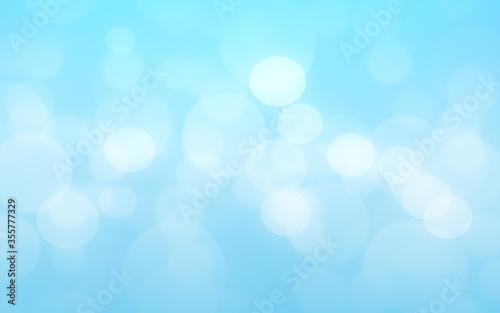 Bokeh blue sky light abstract background.