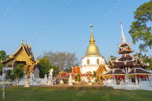 Pa Dara Phirom Temple is located at 514 Rim Tai Subdistrict, Mae Rim District, Chiang Mai Province. A beautiful ancient temple built, old and valuable, calming, natural looking, cool, Thailand