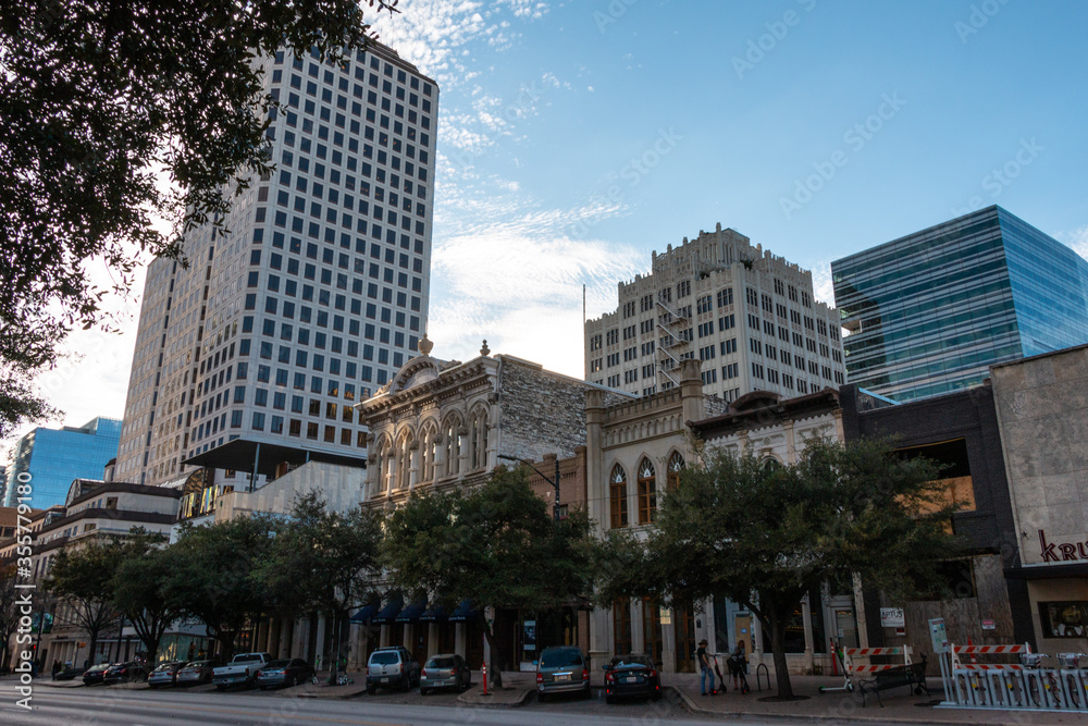 Austin Texas City Scapes _ looking down Congress Avenue