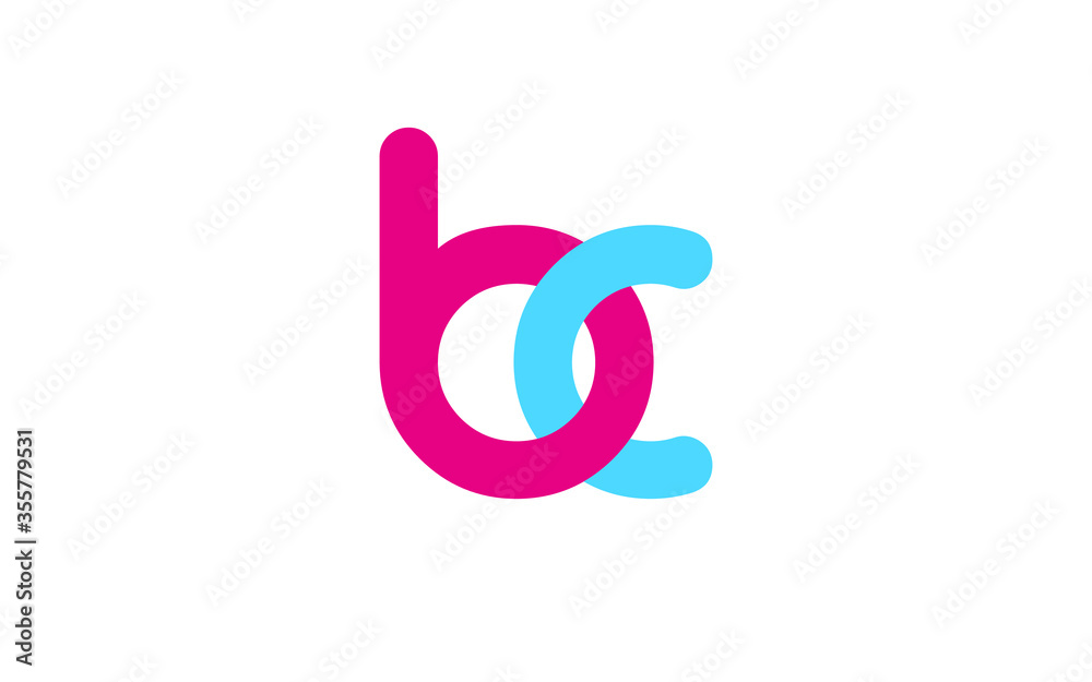 bc or cb Letter Initial Logo Design, Vector Template bc or cb Letter Initial Logo Design, Vector Template