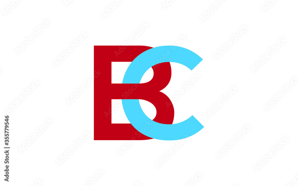 BC or CB Letter Initial Logo Design, Vector Template BC or CB Letter Initial Logo Design, Vector Template