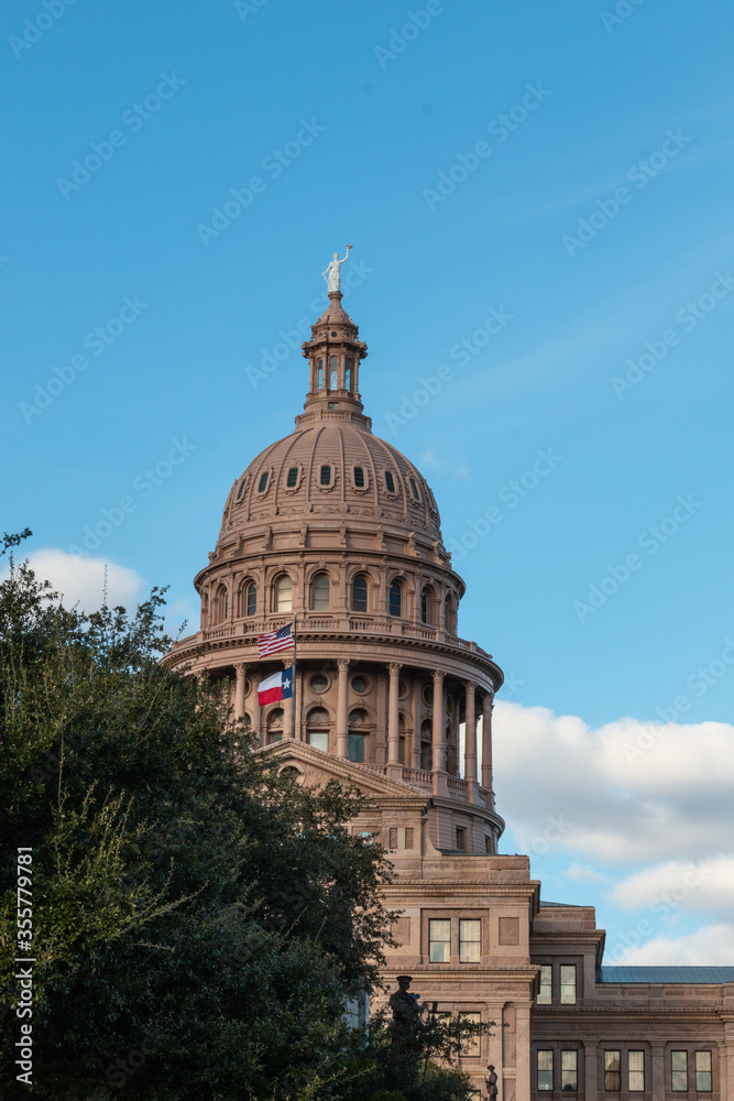 Fototapeta premium Austin State Capitol Texas City Scape