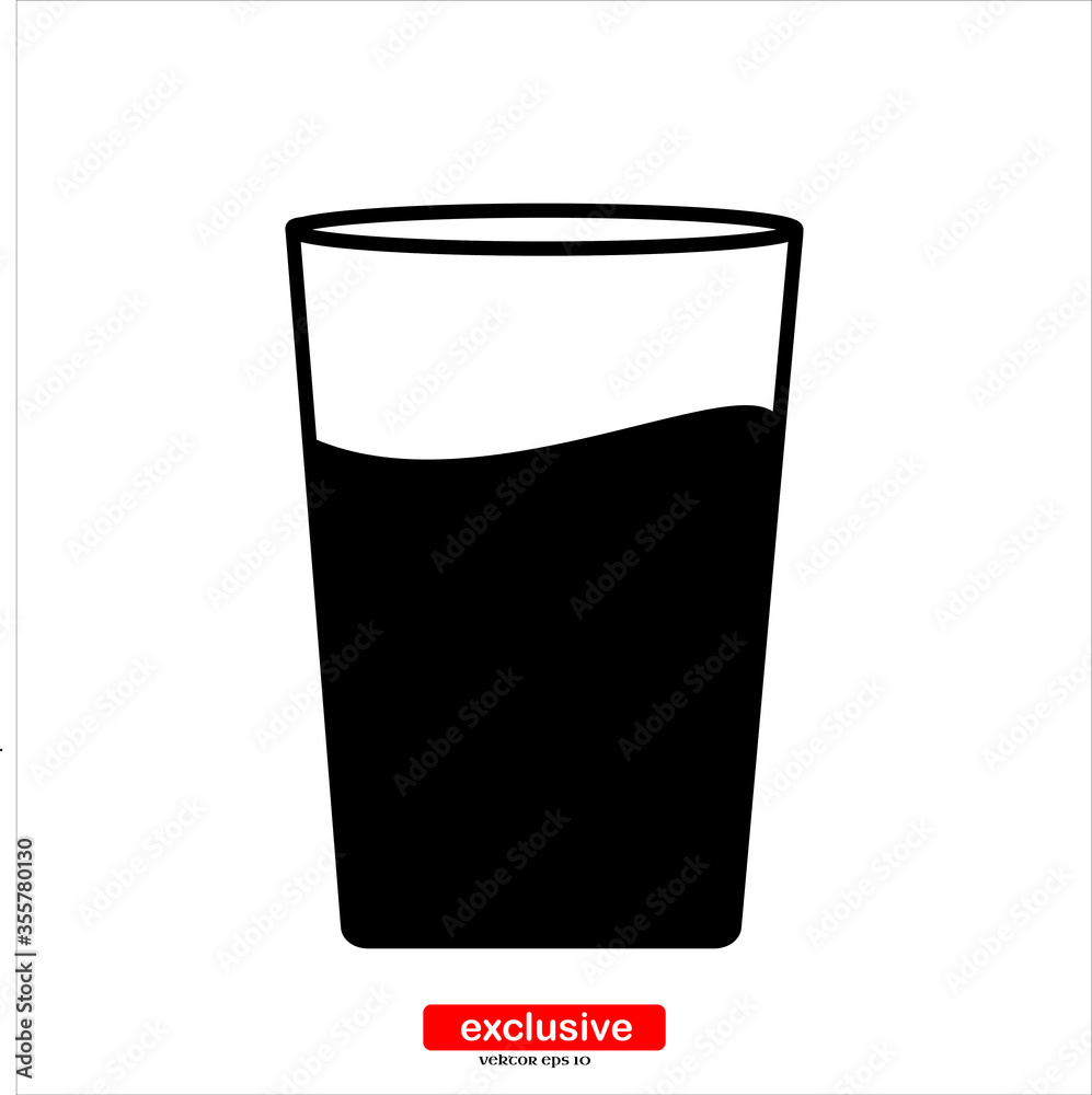 Milk icon.Flat design style vector illustration for graphic and web design.