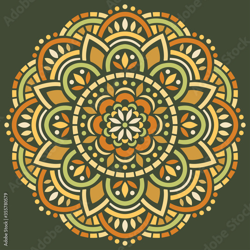 Mandala pattern color Stencil doodles sketch good mood