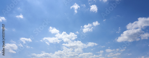 Clear blue sky background
