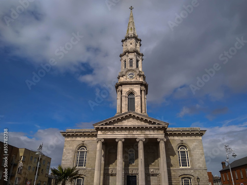 Canvas Print Saint George's Church in County Dublin, Ireland.