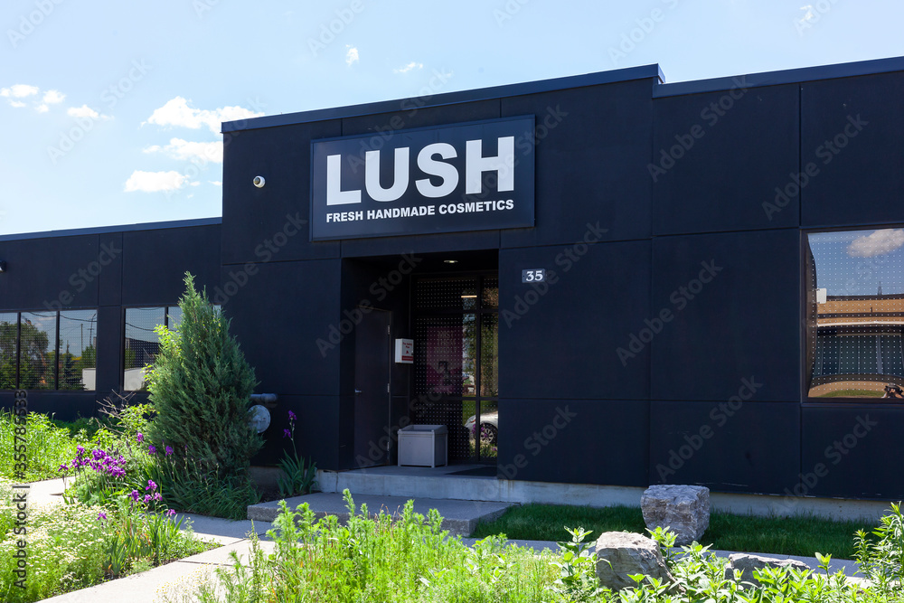 Etobicoke, Toronto, Canada June 6, 2020 LUSH Cosmetics Manufacturing