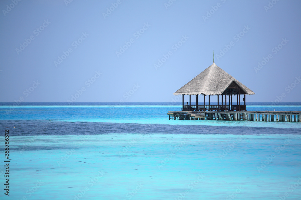 tropical beach hut in maldives tropical beach hut in maldives