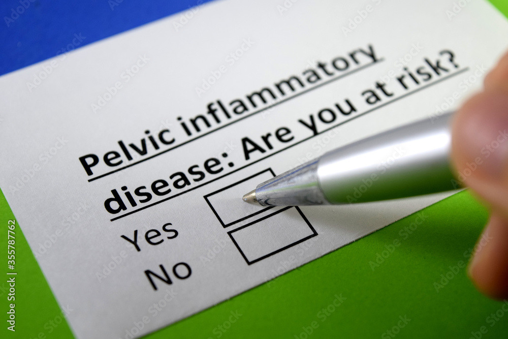 Fototapeta premium Questionnaire about infectious disease