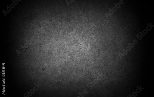 Old wall texture cement dark black gray  background abstract grey color design are light with white gradient background.