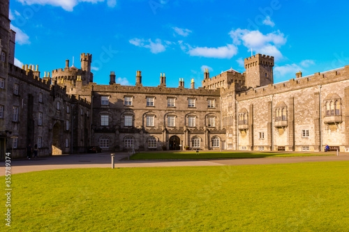 Kilkenny Castle. Historic landmark in the town of Kilkenny in Ir