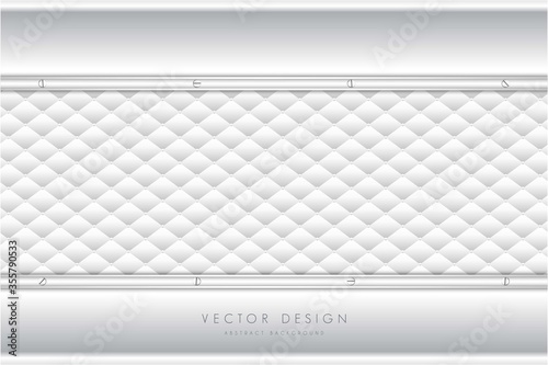  Luxury background of gray metallic with upholstery white space.	