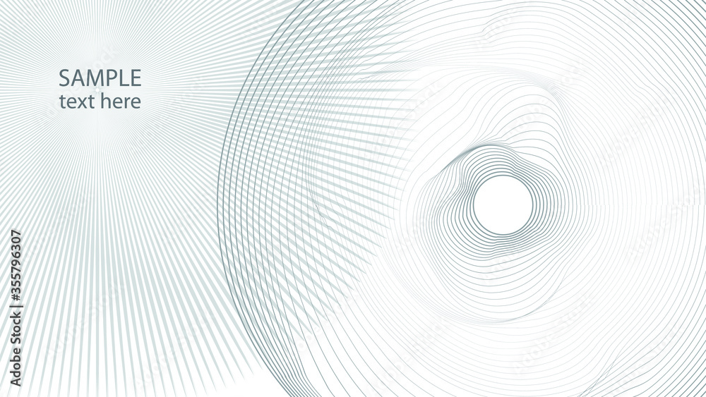 Fototapeta premium Abstract flow lines background . Fluid wavy shape .Striped linear pattern . Vector illustration