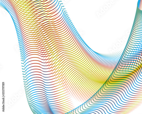 Abstract background blend wave line design for Wallpaper, Banner, Background, Card, Book Illustration, landing page