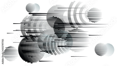 Circle pattern .unusual icon Design .Background with Vector .Geometric shape.