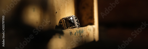 Beautiful picture of man ring.  photo