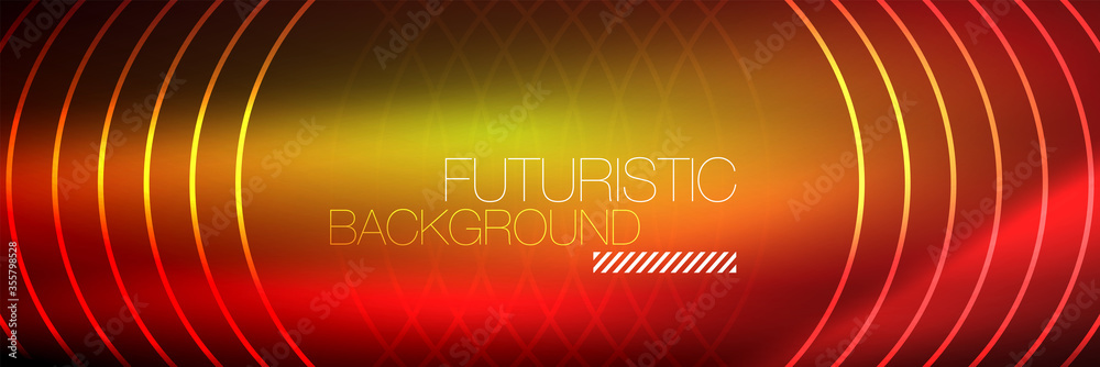 Shiny neon lines, stripes and waves, technology abstract background. Trendy abstract layout template for business or technology presentation, internet poster or web brochure cover, wallpaper Shiny neon lines, stripes and waves, technology abstract background. Trendy abstract layout template for business or technology presentation, internet poster or web brochure cover, wallpaper