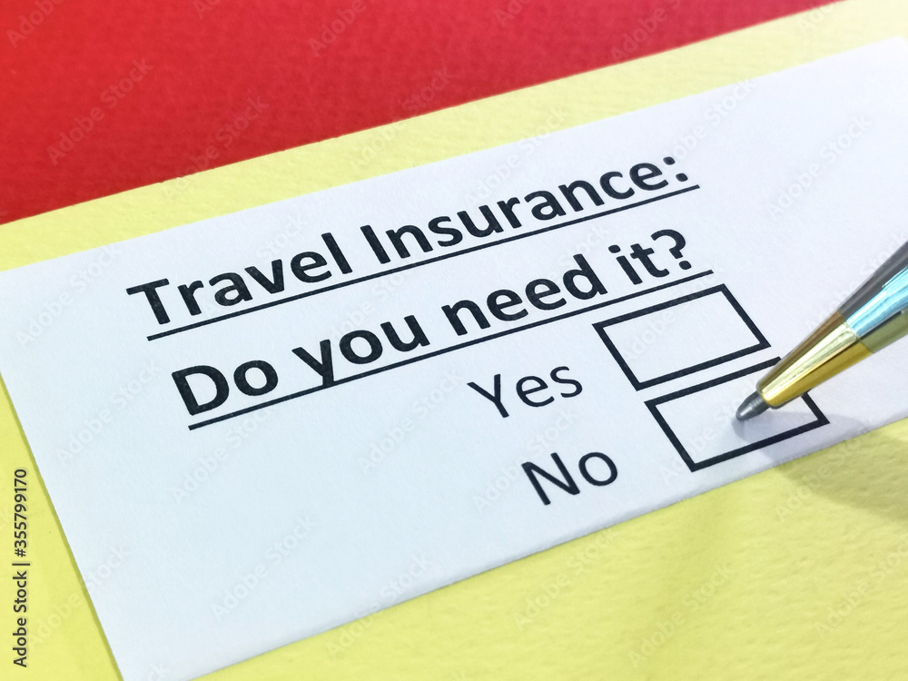 Fototapeta premium Questionnaire about insurance