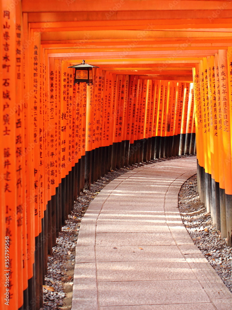 Fushimi-Inari shrine in kyoto Japan Fushimi-Inari shrine in kyoto Japan