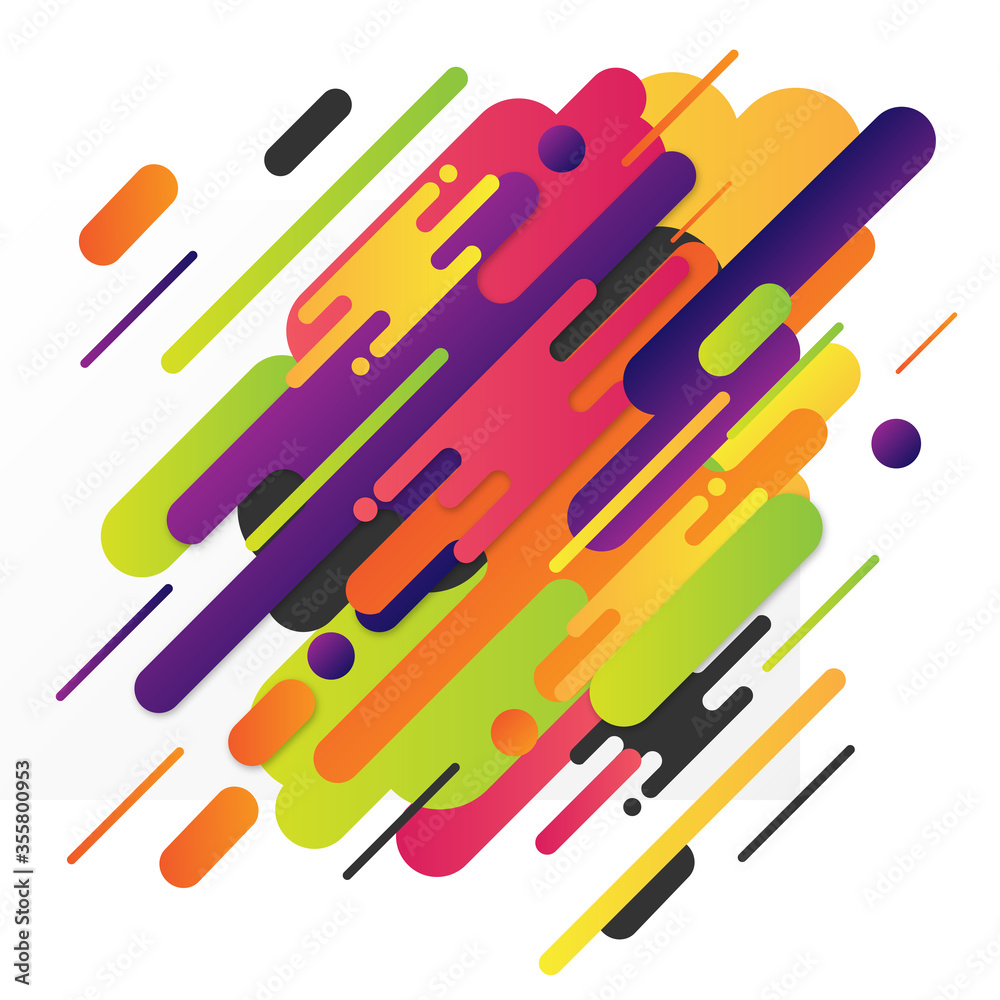 Set of modern abstract graphic elements. Flowing fluid shape banners. Vector illustration. Set of modern abstract graphic elements. Flowing fluid shape banners. Vector illustration.