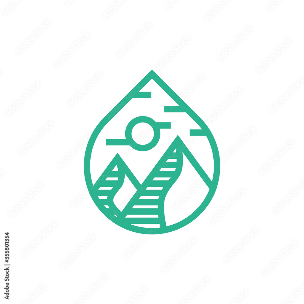 Mountain Logo outdoor. Mountain vector template. Mountain Logo outdoor. Mountain vector template.