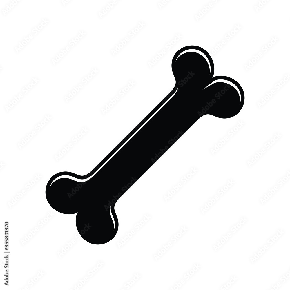 Dog bone icon isolated on white background. Dog bone vector in trendy design style. Dog bone vector icon modern and simple flat symbol for web site, mobile, logo, app, template, business Dog bone icon isolated on white background. Dog bone vector in trendy design style. Dog bone vector icon modern and simple flat symbol for web site, mobile, logo, app, template, business