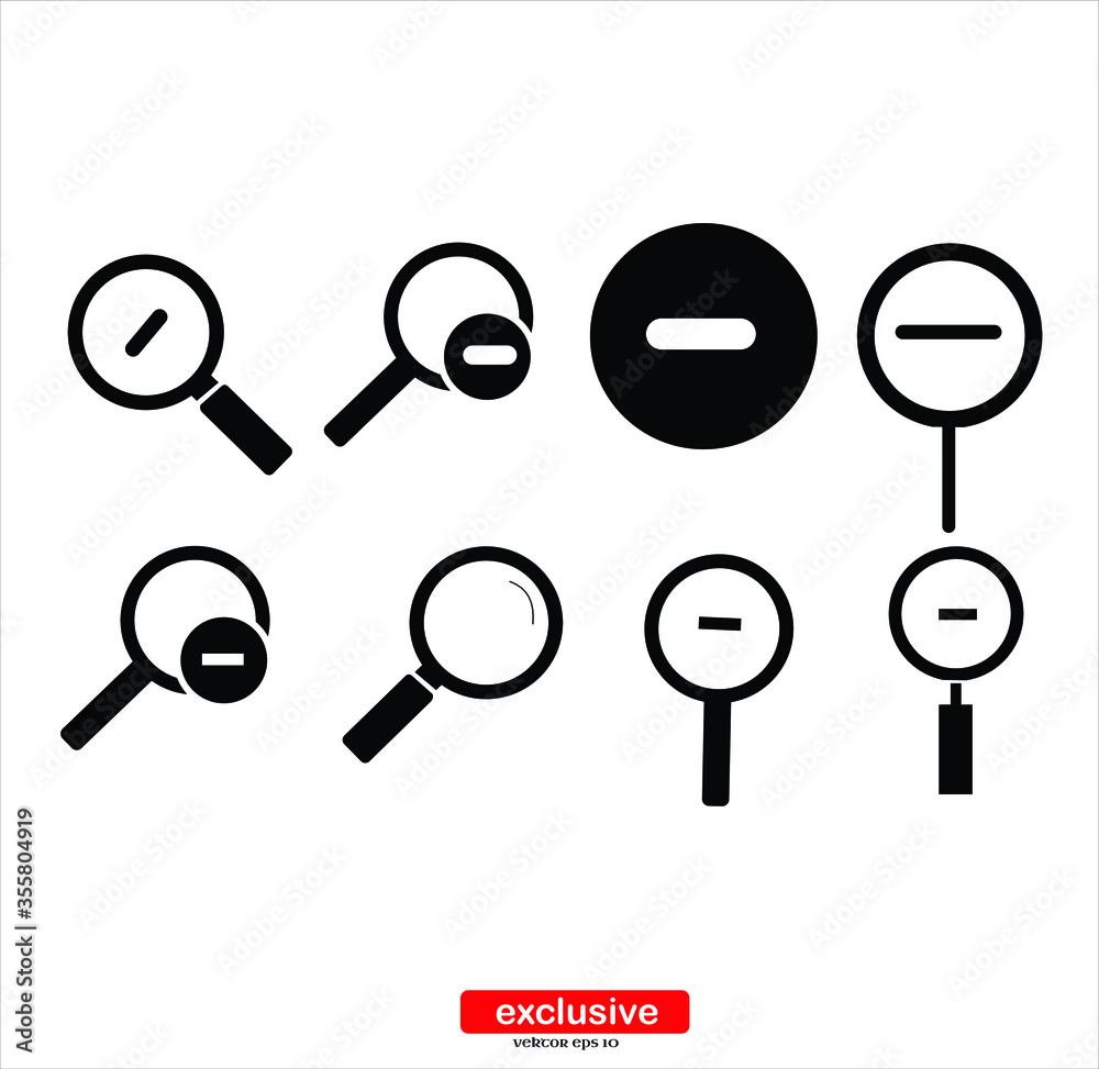 magnifier icon.Flat design style vector illustration for graphic and web design. magnifier icon.Flat design style vector illustration for graphic and web design.