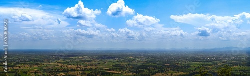 Leo cave Udonthani  Sky   panorama  view  cityscape skyline  mountain  Landscape  Blue sky