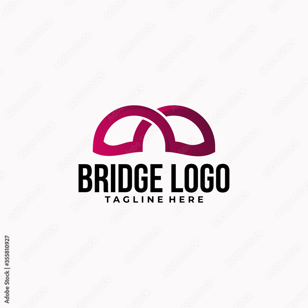 bridge logo icon vector isolated bridge logo icon vector isolated