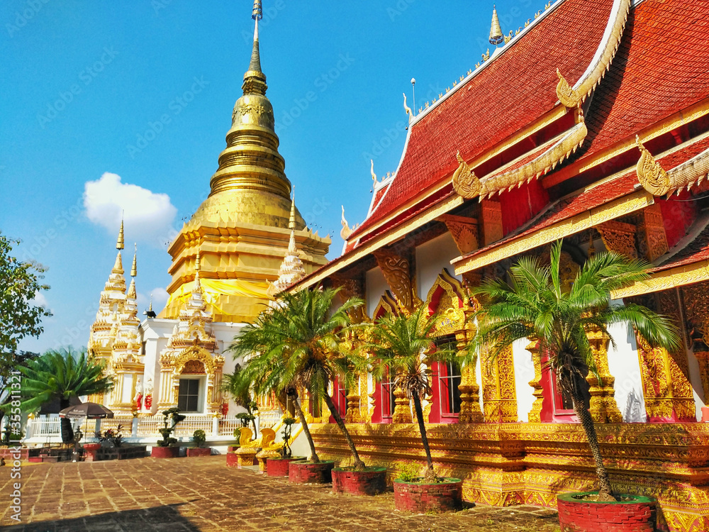 Naklejka premium temple, lampoon, Thailand