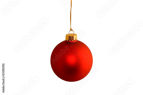 Christmas Tree Ornament Isolated Over White